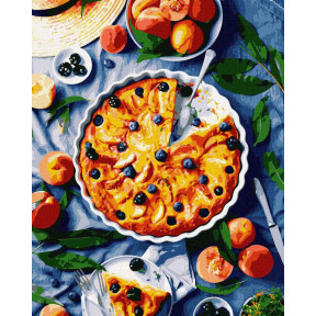 Персиковый соблазн ©alonka_good Картина по номерам Идейка Холст на подрамнике 40х50 см KHO5611