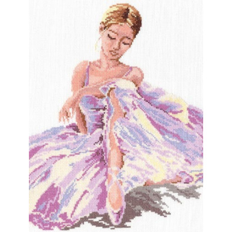 Набор для вышивки крестом Чудесная игла 65-01 Балерина фото