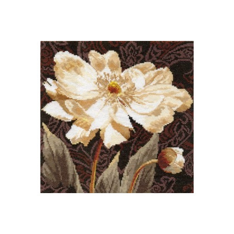 Набор для вышивки крестом Алиса 2-18 Белые цветы.В объятиях