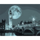 Ночь в Лондоне Картина по номерам Идейка Холст на подрамнике 40х50 см KHO3614