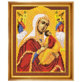 Богородиця Страсна Набір для вишивання бісером ікони Нова Слобода С9057
