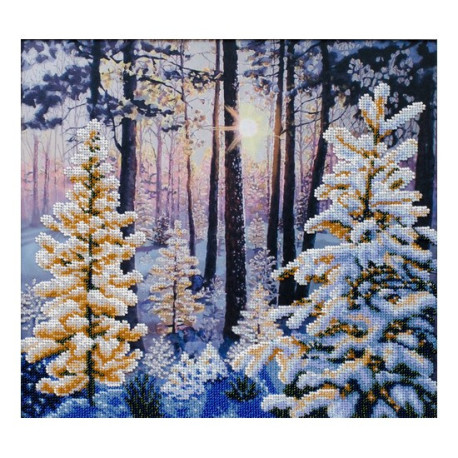 Зимовий світанок Набор для вышивания бісером ВДВ ТН-0983 фото