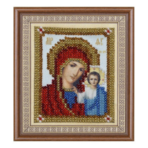 Образ Пресвятой Богородицы Казанская Набор для вышивания бисером VDV ТН-0796