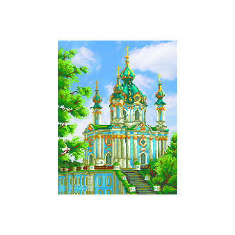 Андреевская церковь Набор для вышивания бисером ВДВ ТН-0693 фото