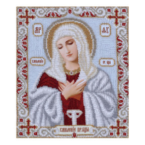 Образ Пресвятой Богородицы Умиление Набор для вышивания бисером VDV ТН-0385