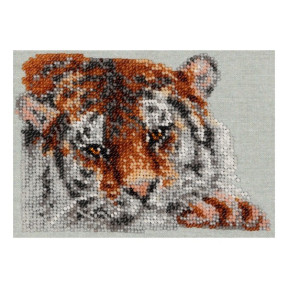 Бенгальский тигр Набор для вышивания бисером ВДВ ТН-1363 фото