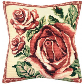 Набір для вишивки подушки Чарівниця V-11 Роза