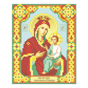 Образ Пресвятої Богородиці Скоропослушниця Схема для вишивання бісером ікони VDV Т-0227