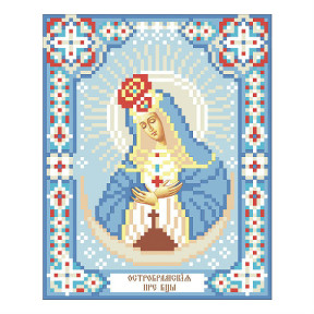 Остробрамская Пресвятая Богородица Схема для вышивания бисером иконы VDV Т-0136