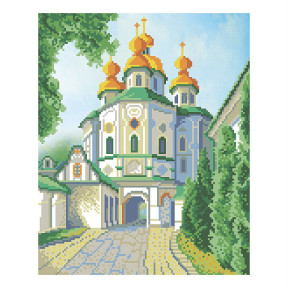 Києво-Печерська Лавра. Церква всіх святих Схема для вишивання бісером ікони VDV Т-0296