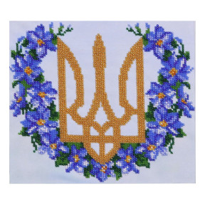 Герб с барвинком Схема для вышивания бисером VDV Т-0421