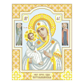 Образ Пресвятої Богородиці Схема для вишивання бісером ікони VDV Т-0389