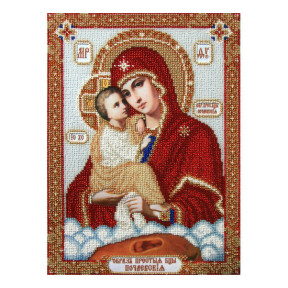 Образ Пресвятой Богородицы Почаевская Схема для вышивания бисером иконы VDV Т-0383