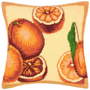 Набір для вишивки подушки Чарівниця V-35 Апельсини фото