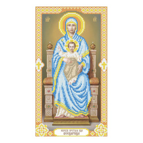 Богородица на престоле Схема для вышивания бисером иконы VDV Т-0515