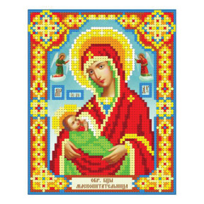Образ Пресвятої Богородиці Блискавка Схема для вишивання бісером ікони VDV Т-0655