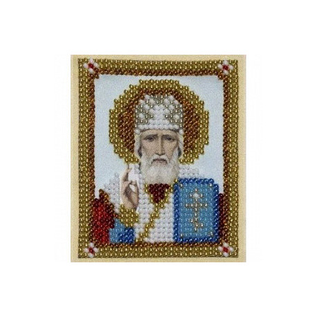 Святой Николай Чудотворец Схема для вышивания бисером ВДВ