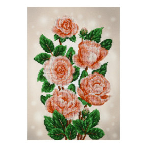 Чайные розы Схема для вышивания бисером ВДВ Т-0837 фото