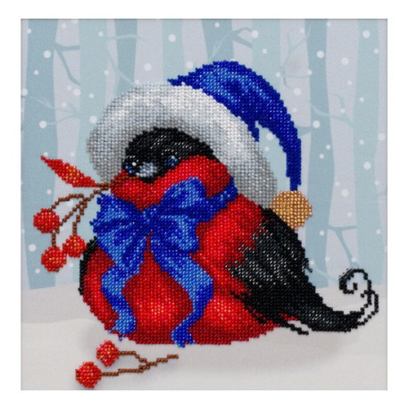 Праздничная птичка Схема для вышивания бисером ВДВ Т-0935 фото