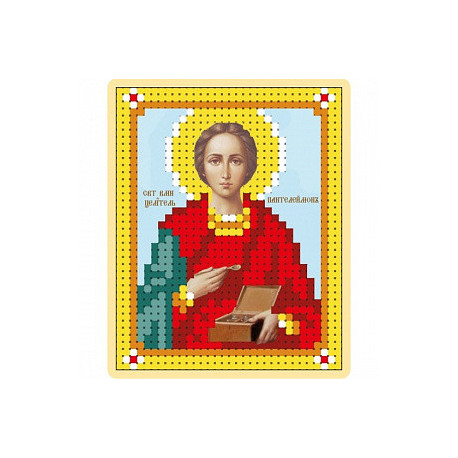 Св. великомученик и целитель Пантелеймон Схема для вышивания