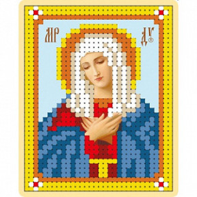 Образ Пресвятой Богородицы Умиление Схема для вышивания бисером VDV Т-0962