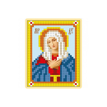 Образ Пресвятой Богородицы Умиление Схема для вышивания бисером
