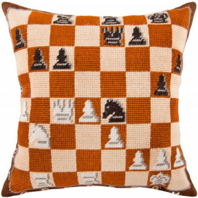 Набор для вышивки подушки Чарівниця V-66 Шахматы