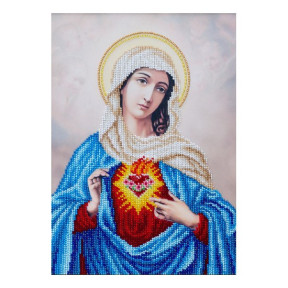 Священне серце Марії Схема для вишивання бісером VDV Т-1099