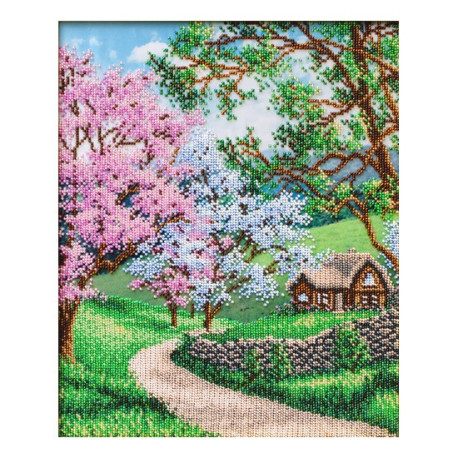 Цветущая весна Схема для вышивания бисером ВДВ Т-1327 фото