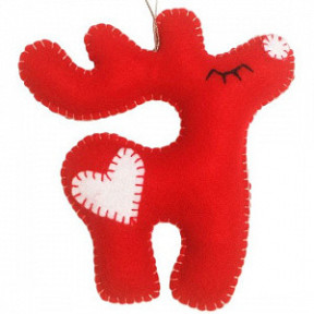 Красный олень Набор для создания игрушки из фетра ВДВ ФН-08 фото