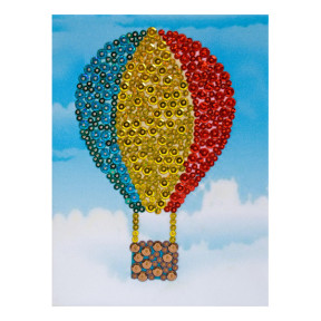 Воздушный шар Набор для детского творчества с пайетками и пинсами VDV ПІН-011