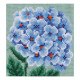 Блакитна гортензія Набір для вишивання хрестом ВДВ М-0088 фото