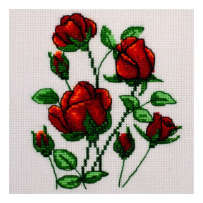 Розы Набор для вышивания крестом ВДВ М-0219 фото