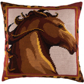 Набір для вишивки подушки Чарівниця V-113 Кінь