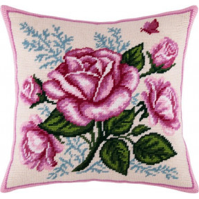 Набор для вышивки подушки Чарівниця V-122 Букет роз