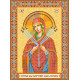 Ікона Пресвятої Богородиці "Семистрільна" Схема для вишивання бісером на натуральному художньому холсті Абрис Арт ACK-147