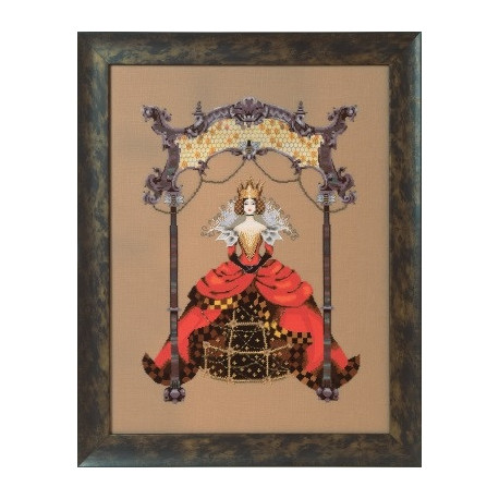 Королева бджіл Схема для вишивання хрестом Mirabilia Designs