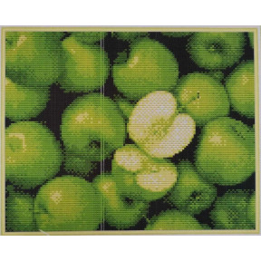 Сочные яблочки J529 Набор для вышивания крестиком с печатью на ткани 14ст.