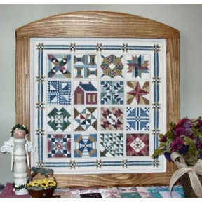 Схема для вышивки крестиком Quilt Sampler VIII - Classic Quilt Blocks Linda Myers