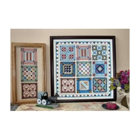 Схема для вышивки крестиком Quilt Sampler V Linda Myers фото