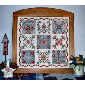 Схема для вышивки крестиком Quilt Sampler I Linda Myers