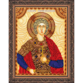 Святий Георгій Набір для вишивання бісером ікони Абріс Арт AA-053