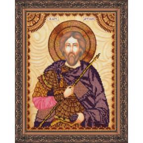 Святий Артемій Набір для вишивання бісером ікони Абріс Арт AA-069