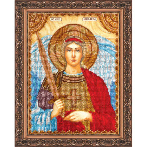 Святий Михайло Набір для вишивання бісером ікони Абріс Арт AA-010