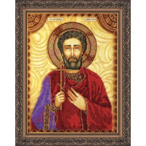 Святий Віктор Набір для вишивання бісером ікони Абріс Арт AA-031