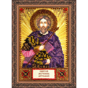 Святой Артемий Набор для вышивки бисером иконы Абрис Арт AAM-069