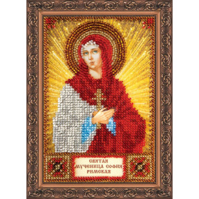 Свята Софія Набір для вишивання бісером ікони Абріс Арт AAM-048