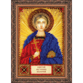 Святой Валерий Набор для вышивки бисером иконы Абрис Арт