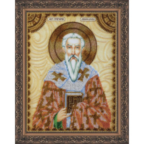 Святий Григорій Набір для вишивання бісером ікони Абріс Арт