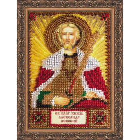 Святий Олександр Набір для вишивання бісером ікони Абріс Арт AAM-019